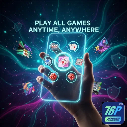 Mobile casino gaming experience at 76p - 76p